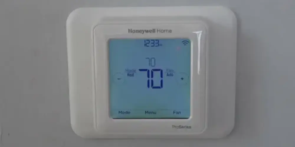 Smart thermostat designed for compatible heat pump heating and cooling systems