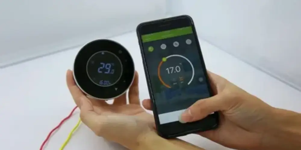 Wi-Fi smart thermostat for connected home temperature management