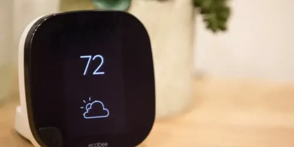 Alexa-compatible smart thermostat for voice-controlled home temperature settings